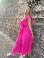 Load image into Gallery viewer, Hot Pink Jumpsuit 🌺
